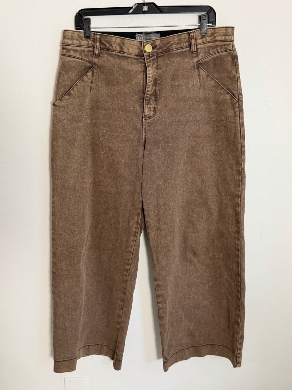Wit & Wisdom Women's Cropped Wide Leg pants size 12